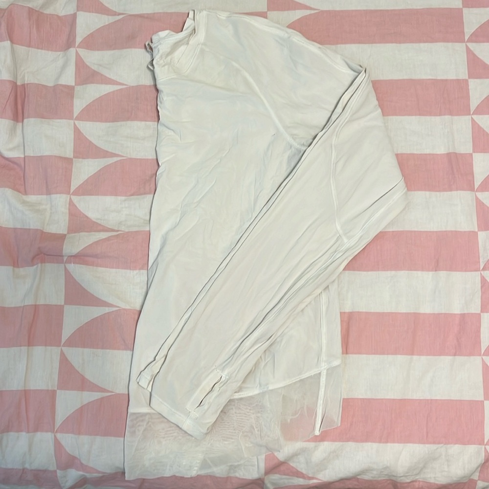 lululemon open back running shirt